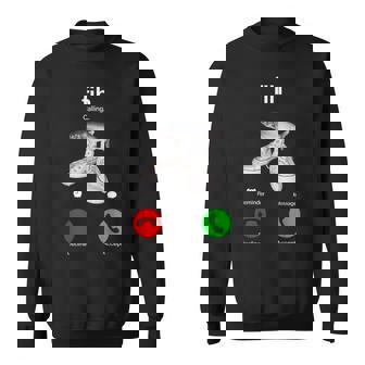 Fih Caliing Remind Me Message Decline Accept Phone Call Fish Sweatshirt - Thegiftio