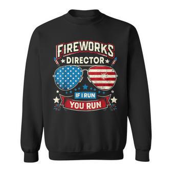 Fireworks Director I Run You Run 4Th Of July Boys Sweatshirt - Thegiftio UK