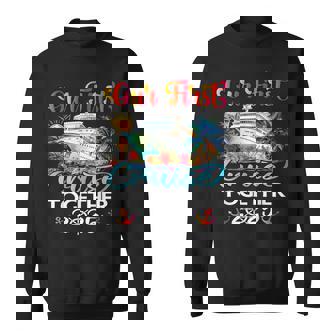 Our First Cruise 2025 Together Cute Matching Couples Cruise Sweatshirt - Thegiftio