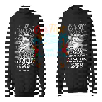 First Cruise 2025 Trip Matching Couples Family Cruise Outfit Sweatshirt - Thegiftio