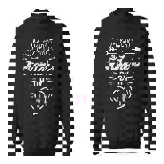 My First Father's Day First Time Daddy New Dad Matching Sweatshirt | Mazezy