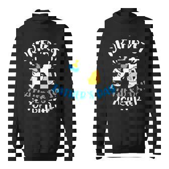 Our First Father's Day Together Baby Bottle Dad Daddy Sweatshirt - Monsterry