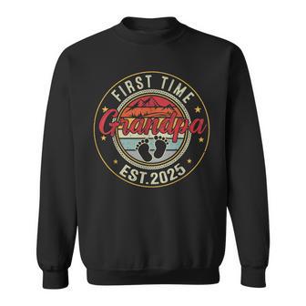 First Time Grandpa 2025 For Grandfather To Be Sweatshirt - Thegiftio UK