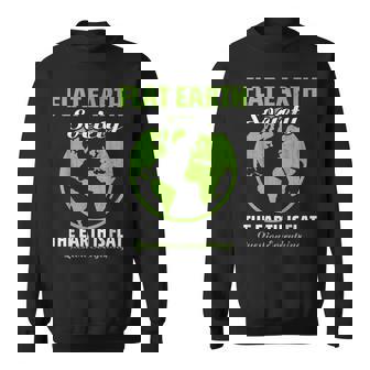 Flat Earthociety Flat Earther Conspiracy Theory スウェットシャツ - Kawaiitshirt