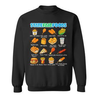 Foods Of The State Fair Minnesota Sweatshirt - Thegiftio UK