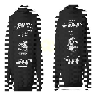 Foot 2025 J'peux Pas J'ai Foot Football Footballeur Joueur Fans Drôle Noir Coupe Classique Manche Courte Adulte Enfant Sweater e - Cadeauxyz