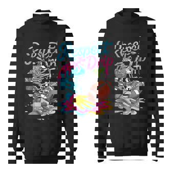 Football Drip Boys Football Ice Cream Sprinkle Respect Drip Sweatshirt - Monsterry