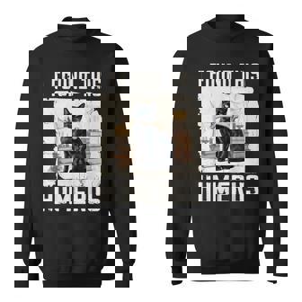 I Found This Humerus Vintage Scary Black Cat Halloween Sweatshirt - Thegiftio