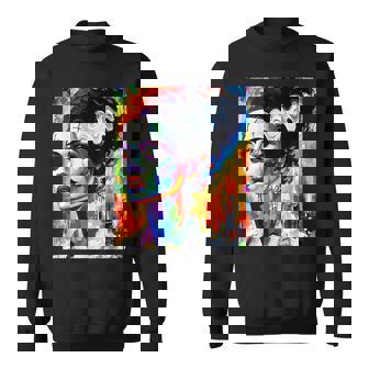 Frankenstein Monster And Bride Halloween Matching Couple Sweatshirt - Thegiftio