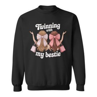 Friends Twinning With My Bestie Twin Matching Twins Friends Sweatshirt - Thegiftio UK