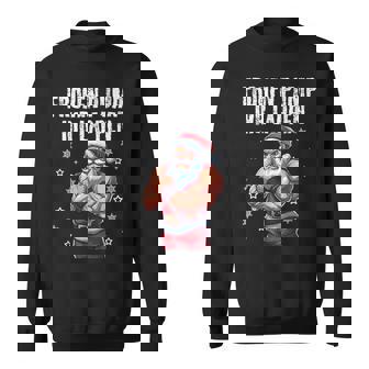 Frohen Pump Ihr Lappen 筋肉質サンタジム スウェットシャツ - Kawaiitshirt