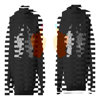 Fuck Ice Middle Fingers Protect Immigrants Anti Ice Sweatshirt | Mazezy