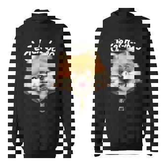 Peek-A-Boo ポメラニアン スウェットシャツ - Kawaiitshirt