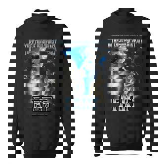 Alpha Wolf Meme If They Talk Behind Back Fart Bootleg Sweatshirt | Mazezy