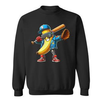 Banana Playing Fruit Lover Cute Banana Player Sweatshirt - Monsterry
