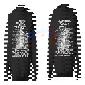 Ben Drankin 4Th Of July Usa Flag Drinking Beer Sweatshirt | Mazezy