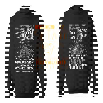 Best Biker Dad Motorcycle Rider Father Sweatshirt - Thegiftio