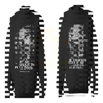 Big Foot Rock A Guy Like Me Is Hard To Find Sasquatch Sweatshirt | Mazezy