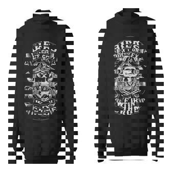 Bikers Don't Go Grey Classic Biker Motorcycle Sweatshirt - Monsterry