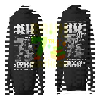 Birthday Boy Bruh It's My 7Th Birthday Game Pixel Sweatshirt - Thegiftio