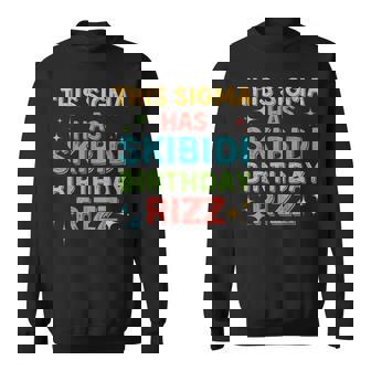 Birthday Skibidi Birthday Rizz Middle School Sweatshirt - Monsterry