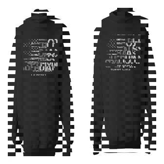 Bold Badass Superhuman Fathers Day Gag Grandpa Sweatshirt - Thegiftio