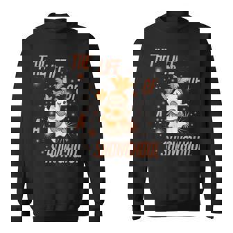 Boo Ghost The Life Of A Showghoul Spooky Halloween Sweatshirt | Mazezy