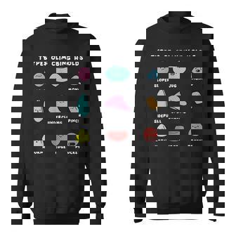 Bouldering Boulderer Indoor Rock Wall Climber Climbing Sweatshirt - Monsterry