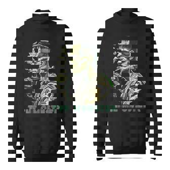 The Bride The Monster Frankenstein Spooky Halloween Sweatshirt - Seseable