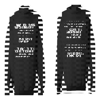 Clean Bible Character Humor – Moses & The Redea スウェットシャツ - Kawaiitshirt