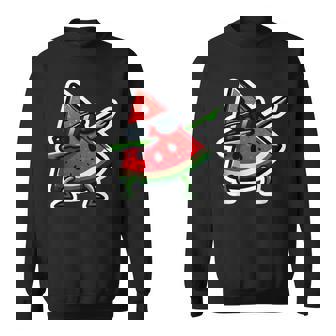 Dabbing スイカ サマーフルーツサングラス スイカ スウェットシャツ - Kawaiitshirt