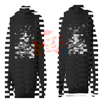 Dabbinganta Christmas おかしいdabサンタクロースクリスマス スウェットシャツ - Kawaiitshirt