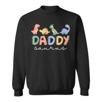 Daddysaurus T Rex Dinosaur Dad Daddy Saurus Family Sweatshirt - Thegiftio UK