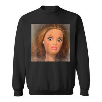 Disgusting Doll Face Meme Sweatshirt - Thegiftio UK