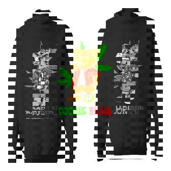 Doobie Bear 大麻の葉 雑草愛好家 マリファナギフト スウェットシャツ - Kawaiitshirt