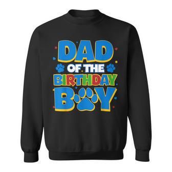 Family Matching Party Dad Of The Birthday Boy Sweatshirt - Thegiftio UK