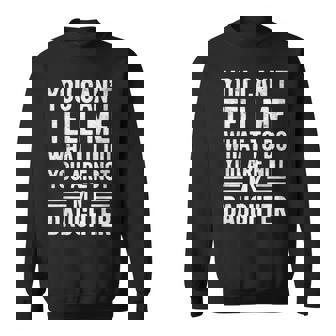 Fathers Day Dad From Daughter Sweatshirt - Monsterry