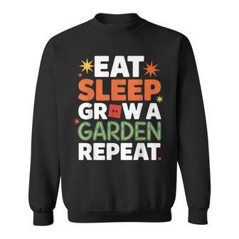 Game Eat Sleep Grow A Garden Repeat Sweatshirt - Thegiftio