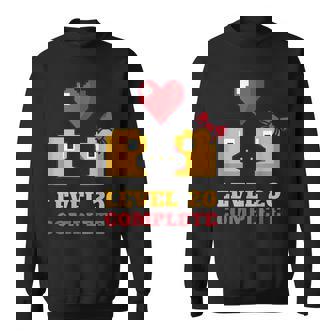 Gamers Nivel 20 Completo 20 Aniversario De Boda Camisa de entrenamiento - Regaloses
