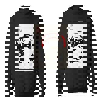 Grumpy Frog Rock Music Band Kawaii Sumi-E Japanese Sweatshirt | Mazezy