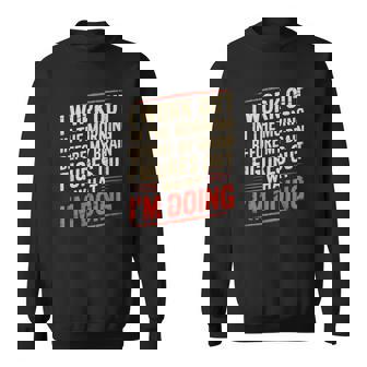 Gym Workout Weightlifting Humor Fitness Training Gear スウェットシャツ - Kawaiitshirt