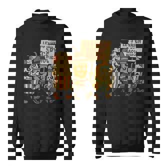 Halloween Let's Watch Scary Movies Horror Fan Sweatshirt - Thegiftio