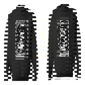 The Husky タロットカード メンズ レディース キッズ シベリアンハスキー スウェットシャツ - Kawaiitshirt