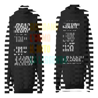 Italian First Name Giordano スウェットシャツ - Kawaiitshirt