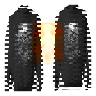 Jack O Lantern Mummy Bigfoot Halloween Costumes Mens Sweatshirt | Mazezy