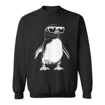 Penguin Sunglasses Graphic Sweatshirt - Thegiftio UK