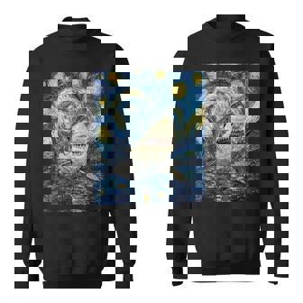 Shark Van Gogh Style Starry Night Sweatshirt - Thegiftio