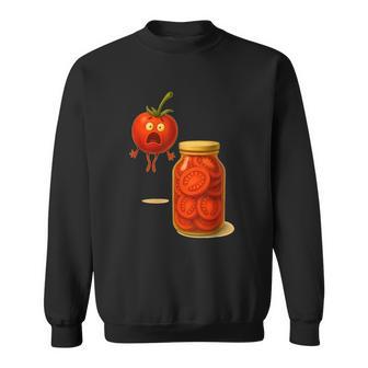 Tomato Surprise A Jar Of Sliced Tomatoes Sweatshirt - Thegiftio UK