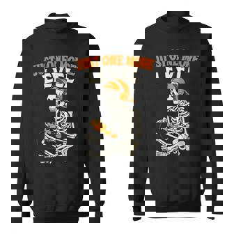 Video Game Halloween Skeleton Gamer Costume Boys Sweatshirt | Mazezy