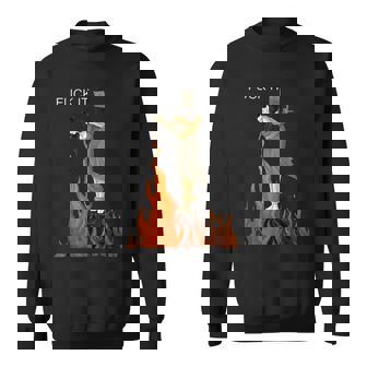 It Witch It Witch On Fire Sweatshirt - Seseable